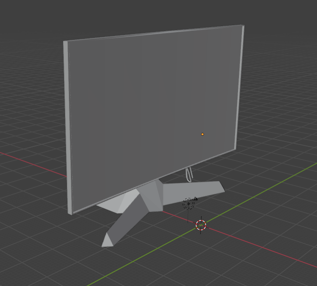 3D Retro Monitör ve Konsol Modeli
